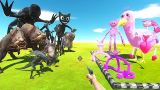 FPS Avatar Rescues Pink Monsters and Fights Hell Monsters  Animal Revolt Battle Simulator [upl. by Spiegelman]