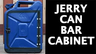 DIY JERRY CAN BAR CABINET BEER HOLDER [upl. by Valentin527]