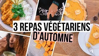 3 RECETTES VÉGÉTARIENNES DAUTOMNE 🍂😋 [upl. by Waring]