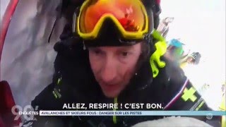 Avalanche  Rescue  GoPro POV Meribel 3 Vallees France [upl. by Adiv]