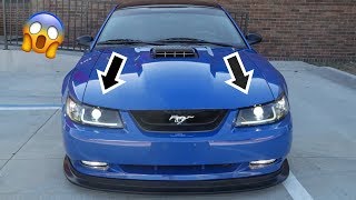 Making DRL Retrofits for UNDER 100  9904 Mustang [upl. by Gaivn926]