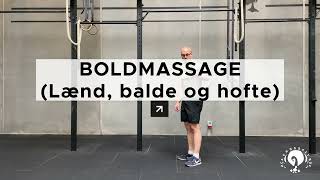 Boldmassage af Lænd balde og hofte  HCA CROSSFIT [upl. by Ballard612]