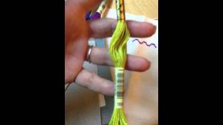 Initial Tutorial for Learning how to Cross Stitch Cross Stitch Basics by Allison [upl. by Direj]