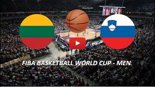 🔴 LITHUANIA  SLOVENIA LIVE HD FIBA BASKETBALL WORLD CUP ONLY SUBSCRIBERS [upl. by Nauwtna]