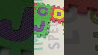 Letters J  K 📕 Jigsaw 🧩 Puzzle asmr jigsawpuzzle abcd alphabet puzzle [upl. by Allimak]