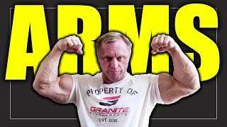 How To Get quotBIG ARMSquot with Light Weight  BFR Training [upl. by Moreen]