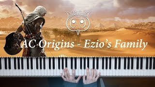 Assassins Creed Origins  Ezios Family  Piano Cinematic [upl. by Adonis]