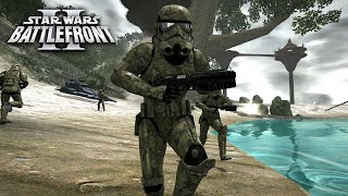 Star Wars Battlefront 2 2005  SWBF First Strike Mod  Mod Gameplay  No Commentary [upl. by Peery]