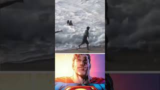 save a drowning woman starman starmanmeme shorts superman [upl. by Agate]