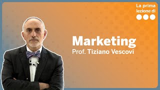 La prima lezione di Marketing  Tiziano Vescovi [upl. by Hadeis]