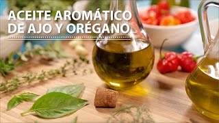 Aceites aromáticos ajo y orégano [upl. by Acinnor]