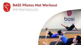 BASI Pilates Mat Workout with Rael Isacowitz [upl. by Sklar]