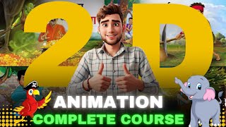 2D Animation Complete Course For Beginners 2024  Phone Pr Cartoon Banao Ab animation [upl. by Benetta395]