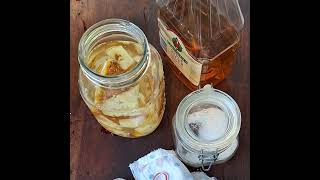 Pineapple Scrap Vinegar  Make your own household cleaning products [upl. by Bridge]