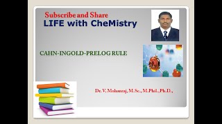 CahnIngoldPrelog ruleCIP RuleDr V MohanrajTamil [upl. by Cathyleen]