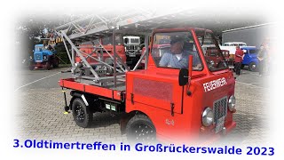 3 Oldtimertreffen in Großrückerswalde Ausfahrt amp Fahrzeugvorstellung 2023 [upl. by Tahp412]