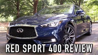 2018 Infiniti Q60 Red Sport 400 Start Up Test Drive amp In Depth Review [upl. by Yerroc468]