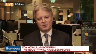 Nordea CEO on Job Cuts Relocating MiFID [upl. by Golliner461]