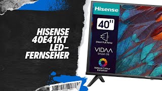 Hisense 40E41KT LEDFernseher  Test amp Erfahrungsbericht [upl. by Rissa]