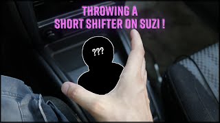 Putting on a NEW SHORT SHIFTER on my Subaru GC8   SHIFT KNOB swap [upl. by Artekal665]