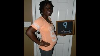 9 Weeks Pregnant Baby 3 [upl. by Tierell62]