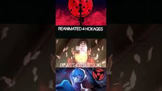 REANIMATED 4 HOKAGES BEASTOTSUTSUKI naruto amv anime gojo shorts [upl. by Eedebez67]