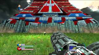 Serious Sam The First Encounter  Sacred Yards 22 Secret level all secrets found [upl. by Haldes]