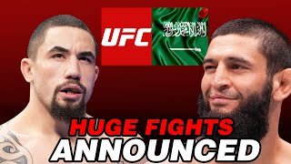 WHITTAKER VS CHIMAEV ANNOUNCED Huge Fight Night in Saudi Arabia Reaction and Breakdown [upl. by Crosby588]