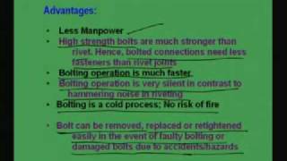 Mod2 Lec6 Bolted Connection [upl. by Htiduy]