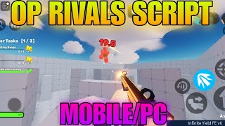 NEW OP Roblox Rivals BEST FREE Script  AIMBOT SILENTAIM  Work on MobilePc  PASTEBIN [upl. by Adria252]