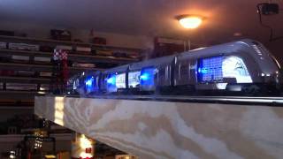 MTH Coors Light quotSilver Bullerquot Train O Scale [upl. by Akinar]