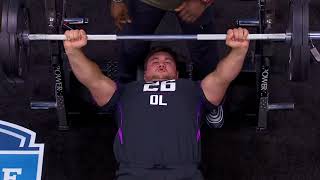 Quenton Nelson 2018 NFL Scouting Combine workout  Mar 2 2018 [upl. by Anyek]