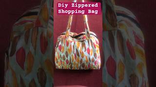 Diy Zippered Shopping Bag  shorts shoppingbag viral [upl. by Bromley193]