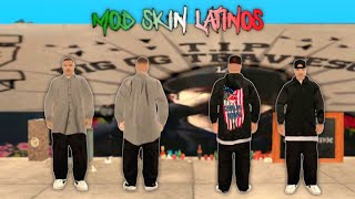 2 MOD SKIN LATINOS  GTA SA ANDROID [upl. by Orpheus]