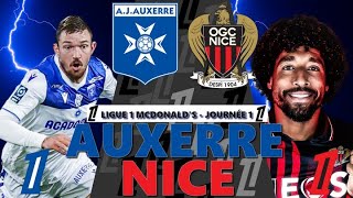 LIVE FOOT  AUXERRE VS NICE  LIGUE 1 1ère JOURNER ET GROSSE AMBIANCE POUR CETTE PREMIERE JOURNER [upl. by Ahser]