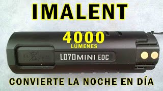 IMALENT LD70 MINI EDC  LINTERNA DE 4000 LÚMENES 😵😎 [upl. by Deden]