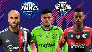 FIFA 23  PATCH FC MANIA V 50  COMO JOGAR COM TIMES BRASILEIROS NO FIFA  ATUALIZADO [upl. by Pang697]