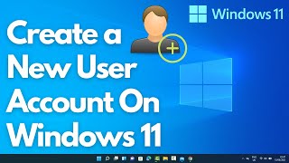 How to Create a New User Account on Windows 11  How to Create a Guest User Account [upl. by Innus]