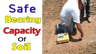 Safe Bearing Capacity of Soil  Bearing capacity of soil [upl. by Oiled]