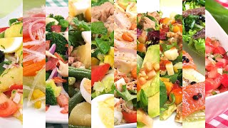 10 recetas de ENSALADAS fáciles y RAPIDAS de hacer [upl. by Descombes117]