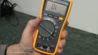 Fluke 117 Electricians Multimeter with NonContact Voltage Detector [upl. by Ellehsim]