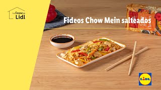 Fideos Chow Mein Salteados 🍜  Recetas asiáticas  Lidl España [upl. by Hofmann121]