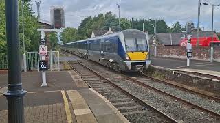 station shot antrim station level crossing co antrim 6824 [upl. by Esydnac987]