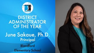 2023 24 RUSD District Administrator of the Year  Dr June Sakaue [upl. by Harehs]