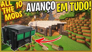 SISTEMA MEKANISM E GERANDO MUITA ENERGIA EM 1 VÍDEO ATM 10 Minecraft Modpack 02 [upl. by Keare]