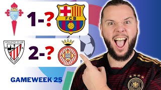 Laliga Gameweek 25 Predictions amp Betting Tips [upl. by Wavell]