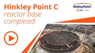 Hinkley Point C reaches a new milestone as the base of its second reactor is finshed [upl. by Naasah]