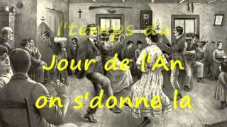 Cest dans le temps du jour de lan paroles lyrics [upl. by Eseuqcaj]