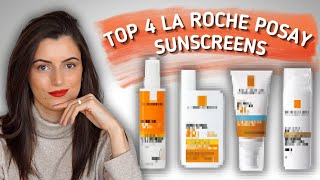 TOP 4 LA ROCHE POSAY SUNSCREENS UVMUNE 400 Fluid Hydrating Cream AgeCorrect Invisible Spray [upl. by Codi]