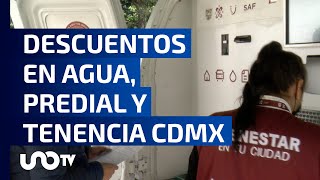 Pagos en CDMX 2024 ¿Cuáles son los descuentos en agua predial y tenencia [upl. by Lardner122]